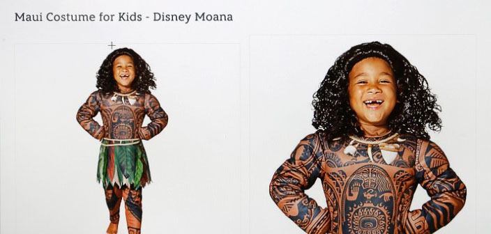 Disney Moana Maui Offensive Costume Screenshot Bernstein Crisis Management